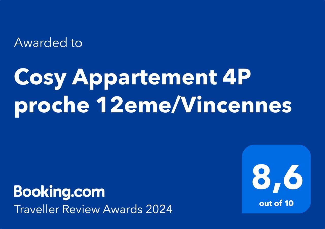 Cosy Appartement 4P Proche 12Eme/Vincennes Шарантон-льо-Пон Екстериор снимка